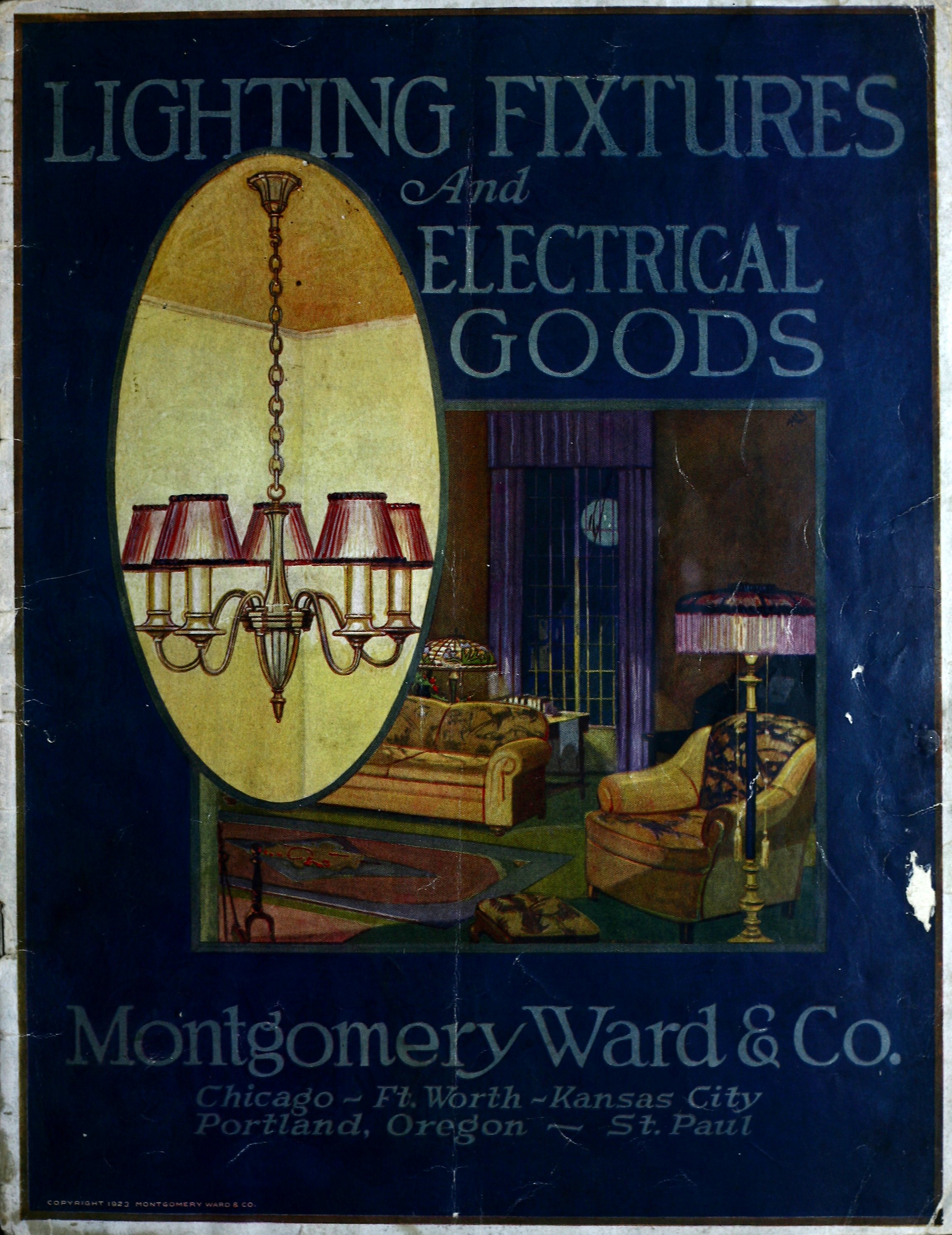 Montgomery Wards Light Fixture Electrical Goods  68 pages